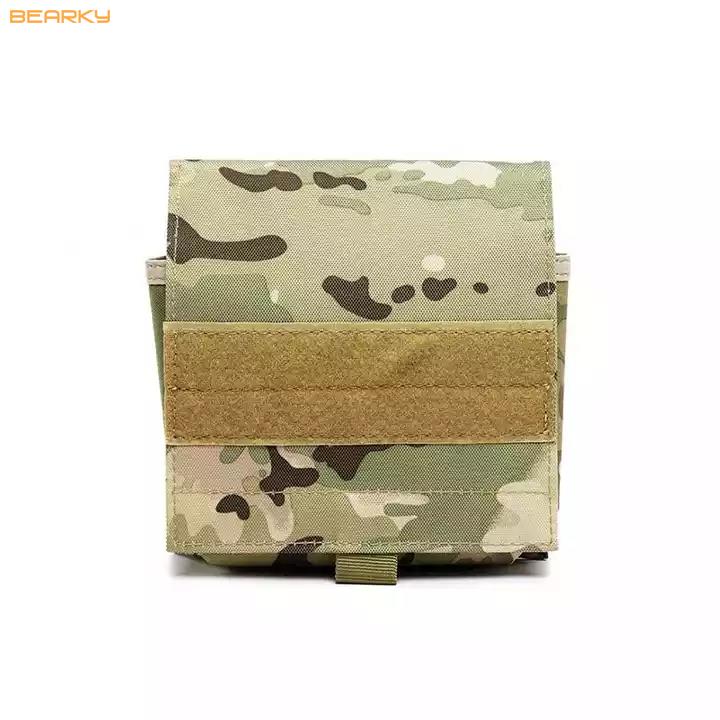  Tactical MOLLE Folding Dump Pouch with Compact Design